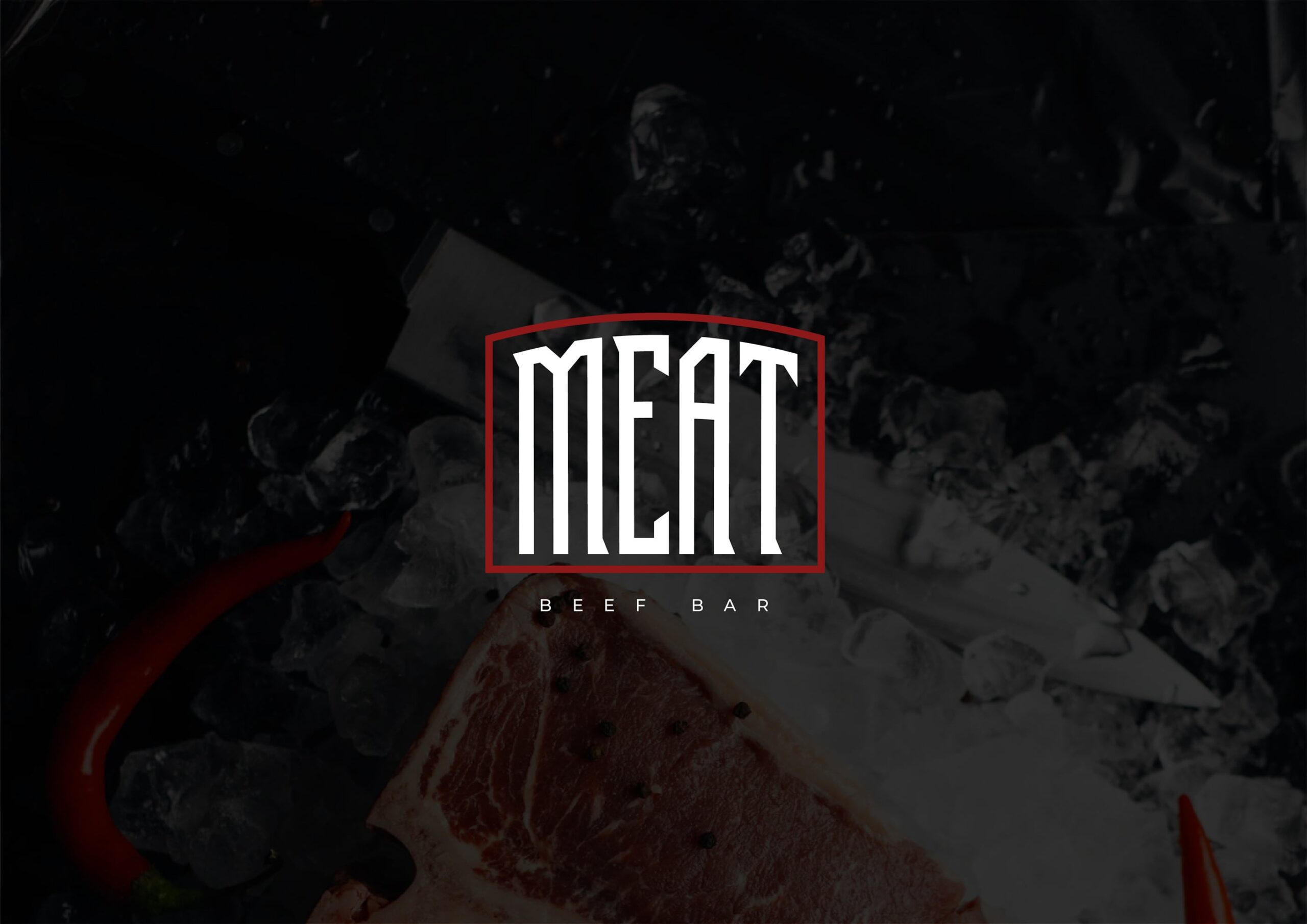 Готический логотип – Meat